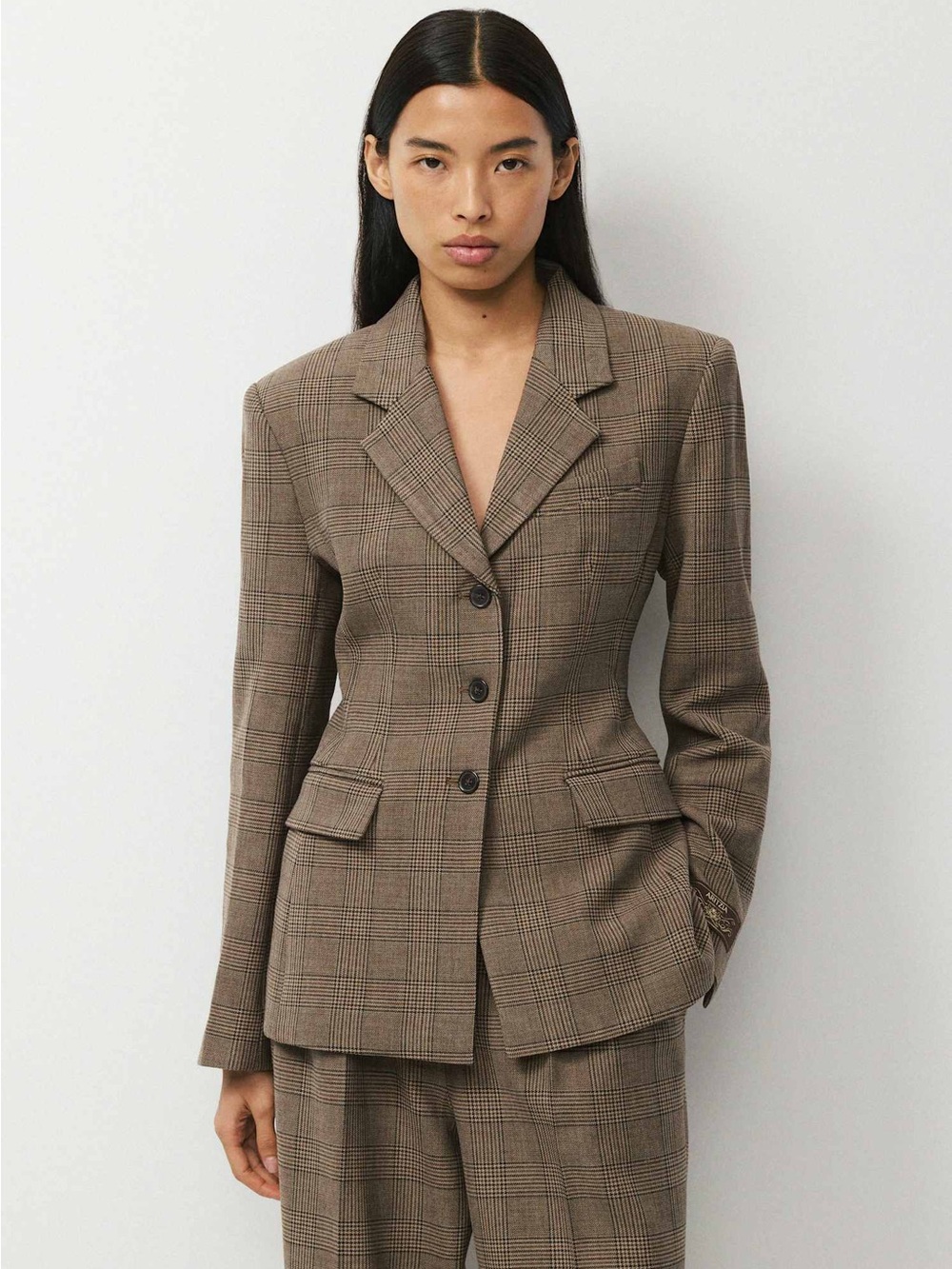 Aritzia Standout Blazer Eversential in Brown/Taupe Size 6
